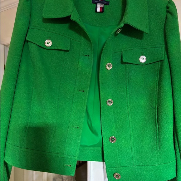 New with Tag! Tommy Hilfiger Green with Gold Buttons! - Picture 2 of 6